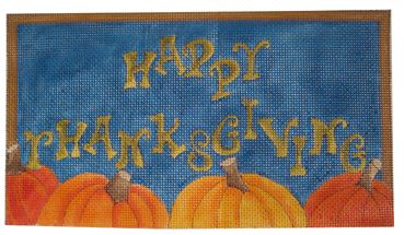 click here to view larger image of Happy Thanksgiving (hand painted canvases)