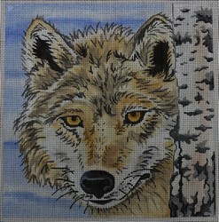 click here to view larger image of Wolf (hand painted canvases)