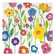 click here to view larger image of Painters Bouquet (hand painted canvases)