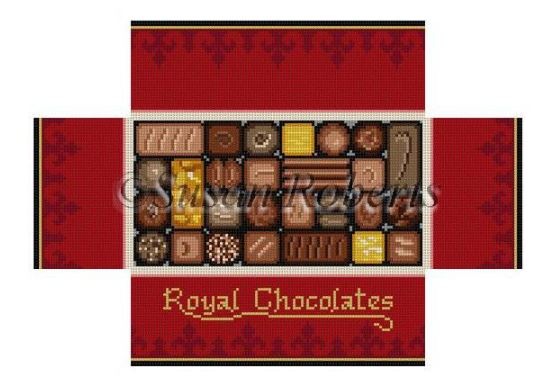 click here to view larger image of Box of Chocolates Brick Cover (hand painted canvases)