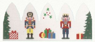 click here to view larger image of Carousel - Nutcrackers (hand painted canvases)