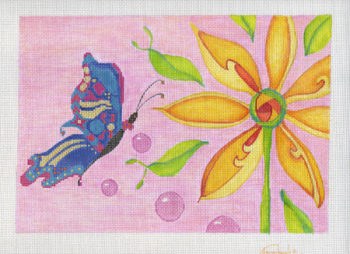 click here to view larger image of Dream Fragment w/Stitch Guide (hand painted canvases)