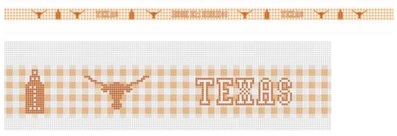 click here to view larger image of Texas Belt (hand painted canvases)