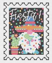 click here to view larger image of Fiesta Stamp (hand painted canvases)