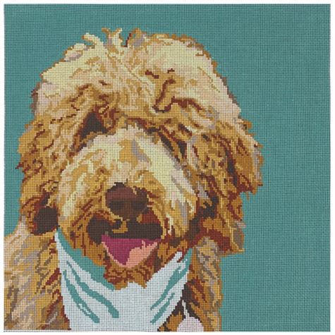 click here to view larger image of Doodle Dog (hand painted canvases)