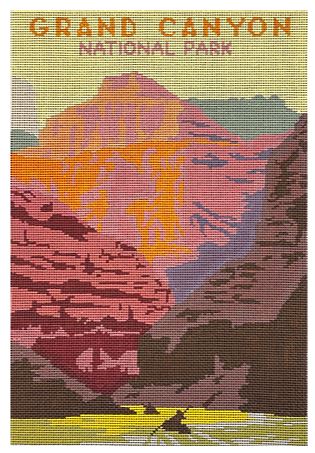 click here to view larger image of Grand Canyon National Park (hand painted canvases)