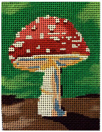 click here to view larger image of Mushroom (hand painted canvases)