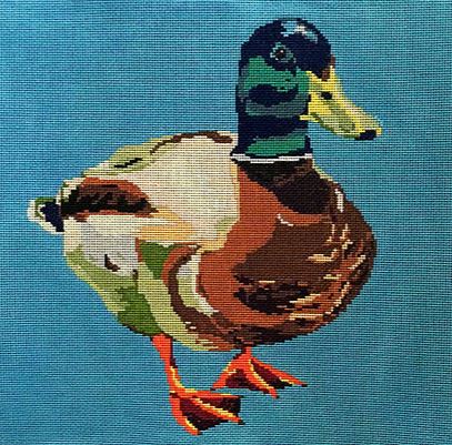 click here to view larger image of Male Mallard Duck (hand painted canvases)