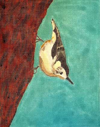 click here to view larger image of Nuthatch (hand painted canvases)