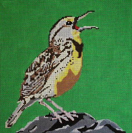 click here to view larger image of Meadowlark (hand painted canvases)