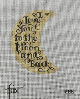 click here to view larger image of To the Moon (hand painted canvases)