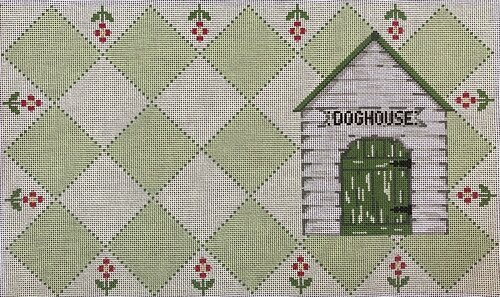 click here to view larger image of Who's in the Dog House (hand painted canvases)