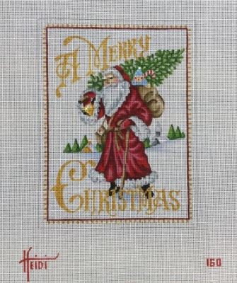 click here to view larger image of Stamp/Santa (hand painted canvases)