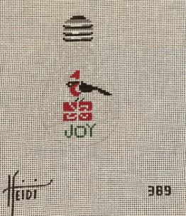 click here to view larger image of Joy Light Bulb (hand painted canvases)