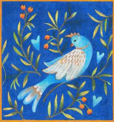 click here to view larger image of Lovebird 2 (hand painted canvases)