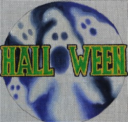 click here to view larger image of Halloween Ghosts (hand painted canvases)