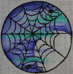 click here to view larger image of Spooky Spider Web (hand painted canvases)