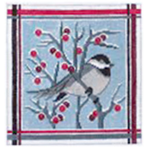 click here to view larger image of Winter Chickadee (hand painted canvases)