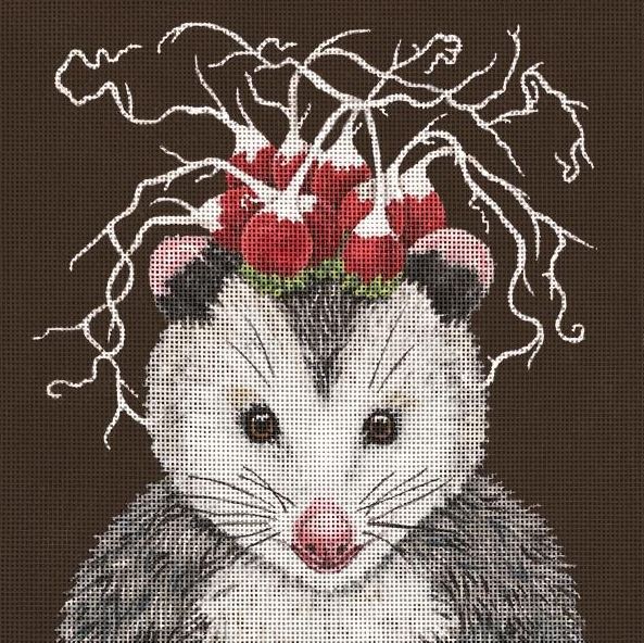 click here to view larger image of Einstein the Opossum (hand painted canvases)