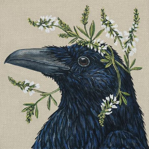 click here to view larger image of Lilah the Raven (hand painted canvases)