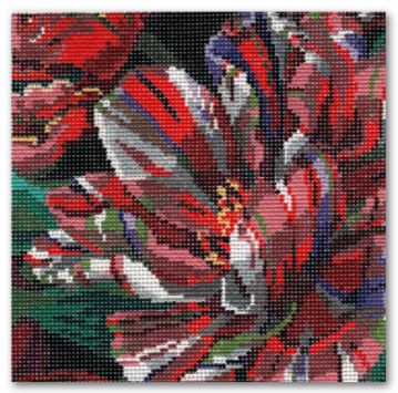 click here to view larger image of Parrot Tulip (hand painted canvases)