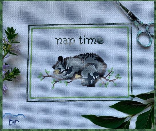 click here to view larger image of Nap Time Bear (hand painted canvases)