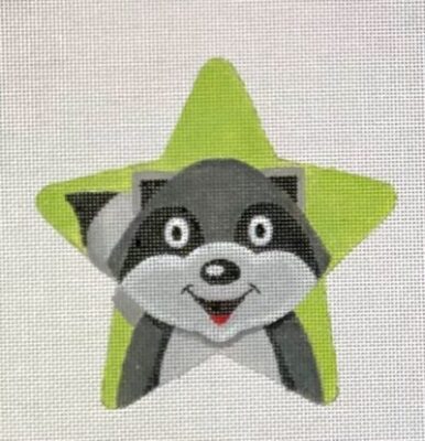 click here to view larger image of Racoon Star (hand painted canvases)
