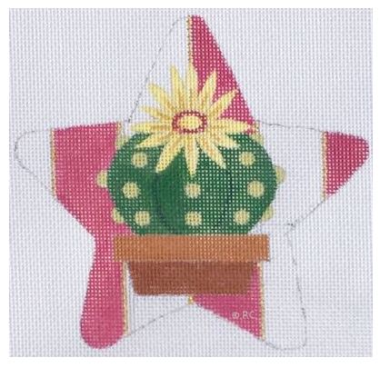 click here to view larger image of Cactus Star 1 (hand painted canvases)