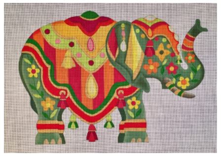 click here to view larger image of Exotic Elephant 1 (hand painted canvases)