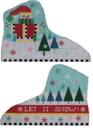 click here to view larger image of Let It Snow Skate Stitch Guide (books)