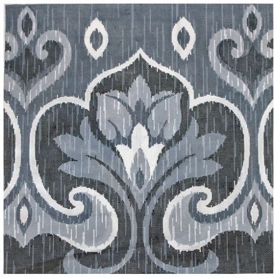 click here to view larger image of Ikat II - Blacks/Greys (hand painted canvases)