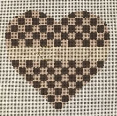 click here to view larger image of Heart - Louis Vuitton (hand painted canvases)