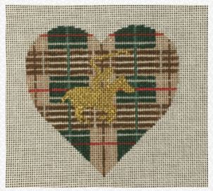 click here to view larger image of Heart - Polo/Ralph Lauren (hand painted canvases)