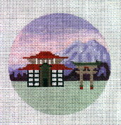 click here to view larger image of Travel Round - Japan Mt Fuji (hand painted canvases)