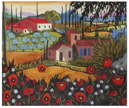 click here to view larger image of Dreaming of Tuscany (hand painted canvases)