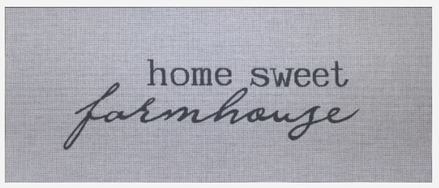 click here to view larger image of Home Sweet Farmhouse (hand painted canvases)
