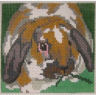 click here to view larger image of Lop Eared Bunny (hand painted canvases)
