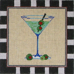 click here to view larger image of Martini (hand painted canvases)