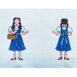 click here to view larger image of Two Sided Dorothy of Oz (hand painted canvases)