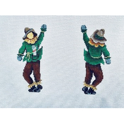 click here to view larger image of Two Sided Scarecrow (hand painted canvases)