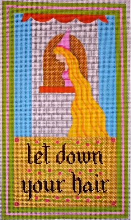 click here to view larger image of Rapunzel (hand painted canvases)