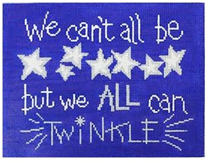 click here to view larger image of Twinkle (hand painted canvases)