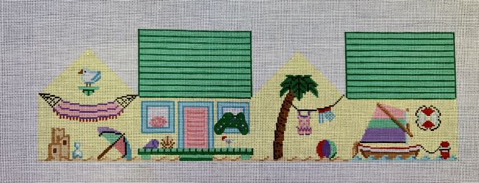 click here to view larger image of Cottage - Beach Hut 3D (hand painted canvases)