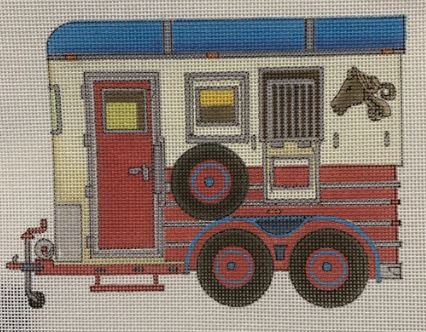 click here to view larger image of Horse Trailer (hand painted canvases)