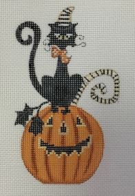 click here to view larger image of Spooktacular Cat (hand painted canvases)