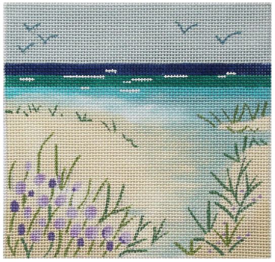 click here to view larger image of Beach View (hand painted canvases)