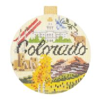 click here to view larger image of Travel Round - Colorado (hand painted canvases)
