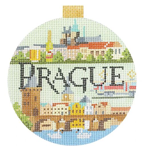 click here to view larger image of Travel Round - Prague (hand painted canvases)