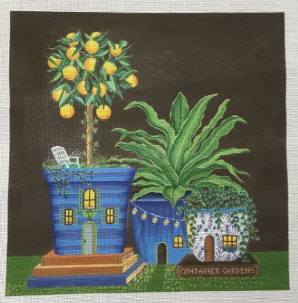 click here to view larger image of House Plants (hand painted canvases)