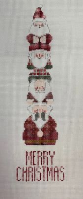 click here to view larger image of Santa Totem (hand painted canvases)